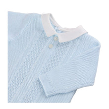 Load image into Gallery viewer, Blue Knitted All In One &amp; Hat