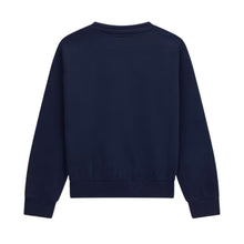 Load image into Gallery viewer, Navy Oversized Teddy Sweat Top