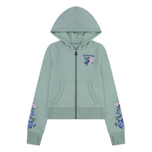 Load image into Gallery viewer, Green Embroidered Wide Leg Tracksuit