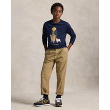 Load image into Gallery viewer, Navy Polo Bear LS Top