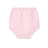 Girls Pink Knitted Top & Bloomers