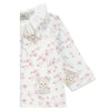 PRE ORDER - Pink Teddy Frill Collar Babygrow