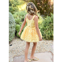 Load image into Gallery viewer, Yellow 3D Roses Skirt Set