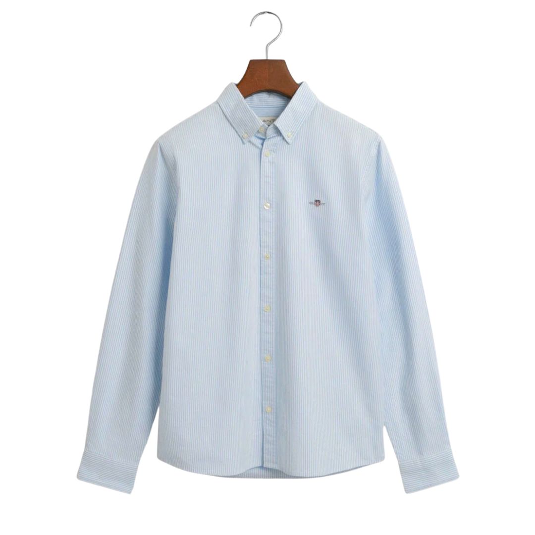 Pale Blue Striped Shirt