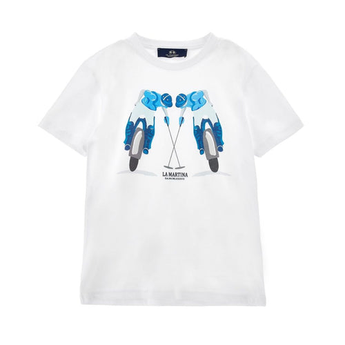 White Large Logo T-Shirt