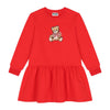 Red Teddy & Sequin Bow Dress