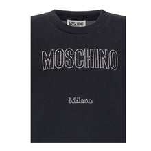 Load image into Gallery viewer, Girls Black Diamante Logo T-Shirt