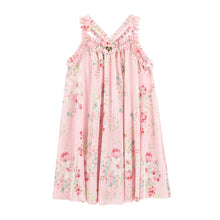 Load image into Gallery viewer, Pink Floral Pleated Dress