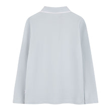 Load image into Gallery viewer, Pale Blue LS Polo Shirt