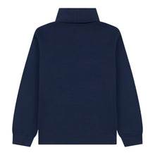 Load image into Gallery viewer, Navy Roll Neck Top