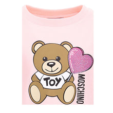 Load image into Gallery viewer, Pink Sequin Heart Teddy Dress