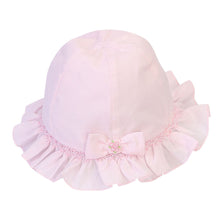 Load image into Gallery viewer, Pink Smocked Sun Hat