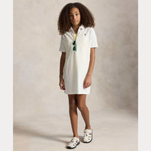 Load image into Gallery viewer, White Terry Cable Dress