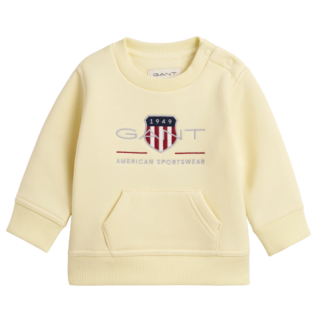 Baby yellow sweatshirt sales