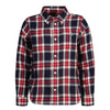 Navy & Red Checked Flannel Shirt