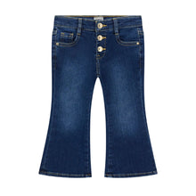Load image into Gallery viewer, Mid Blue Denim Flared Jeans