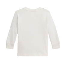 Load image into Gallery viewer, Babies Ivory Polo Bear LS Top