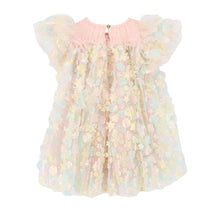 Load image into Gallery viewer, Blush Multi Coloured 3D Flower Dress
