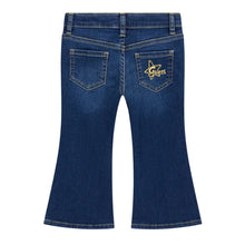Load image into Gallery viewer, Mid Blue Denim Flared Jeans