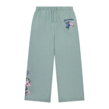 Load image into Gallery viewer, Green Embroidered Wide Leg Tracksuit