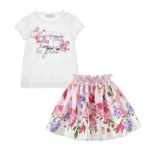 Load image into Gallery viewer, PRE ORDER - Pink Floral Caravan Skirt Set