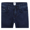 Dark Blue Stretch Slim Fit Jeans