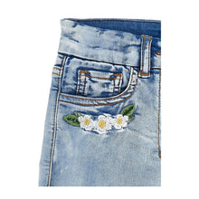Load image into Gallery viewer, Pale Blue Tinkerbell Denim Shorts Set