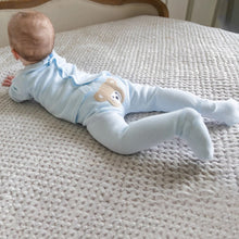 Load image into Gallery viewer, Blue Knitted Teddy 2 Piece &amp; Hat