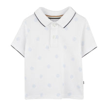 Load image into Gallery viewer, Babies White &quot;Double B&quot; Polo Shirt