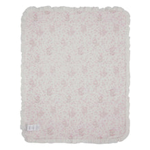 Load image into Gallery viewer, Pink Teddy Frilled Blanket