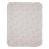 Pink Teddy Frilled Blanket