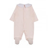 Pink Teddy Collar Babygrow