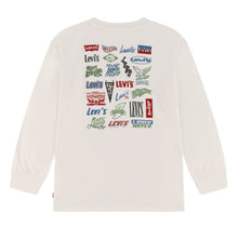 Load image into Gallery viewer, Ivory Multi Logo LS T-Shirt