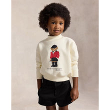 Load image into Gallery viewer, Girls Ivory Polo Bear Sweatshirt