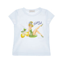 Load image into Gallery viewer, Pale Blue Tinkerbell Denim Shorts Set