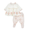 Ivory & Pink Teddy 2 Piece Set