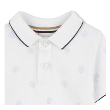 Load image into Gallery viewer, Babies White &quot;Double B&quot; Polo Shirt