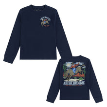 Load image into Gallery viewer, Navy Cowboy LS T-Shirt
