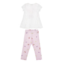 Load image into Gallery viewer, PRE ORDER - Pink Gingham Floral Fairy Legging Set