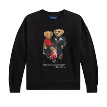 Load image into Gallery viewer, Girls Black Polo Bear's Sweat Top