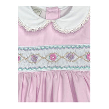 Load image into Gallery viewer, Pink Smocked Dress, Bloomers &amp; Headband