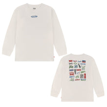 Load image into Gallery viewer, Ivory Multi Logo LS T-Shirt