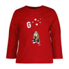 Babies Red Dog & Stars Top
