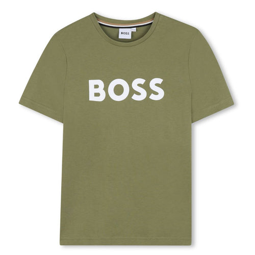 Olive Green Large Logo T-Shirt
