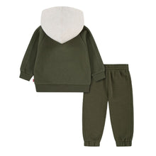 Load image into Gallery viewer, Babies Olive Green Tracksuit