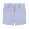 Babys Blue & White Stretch Cotton Shorts