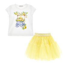 Load image into Gallery viewer, Yellow Tulle Skirt Set