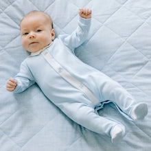 Load image into Gallery viewer, Pale Blue Embroidered Toys Babygrow &amp; Hat