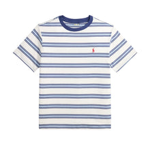 Load image into Gallery viewer, Blue &amp; White Striped T-Shirt