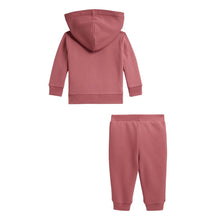 Load image into Gallery viewer, Babies Deep Pink Picot Trim Tracksuit